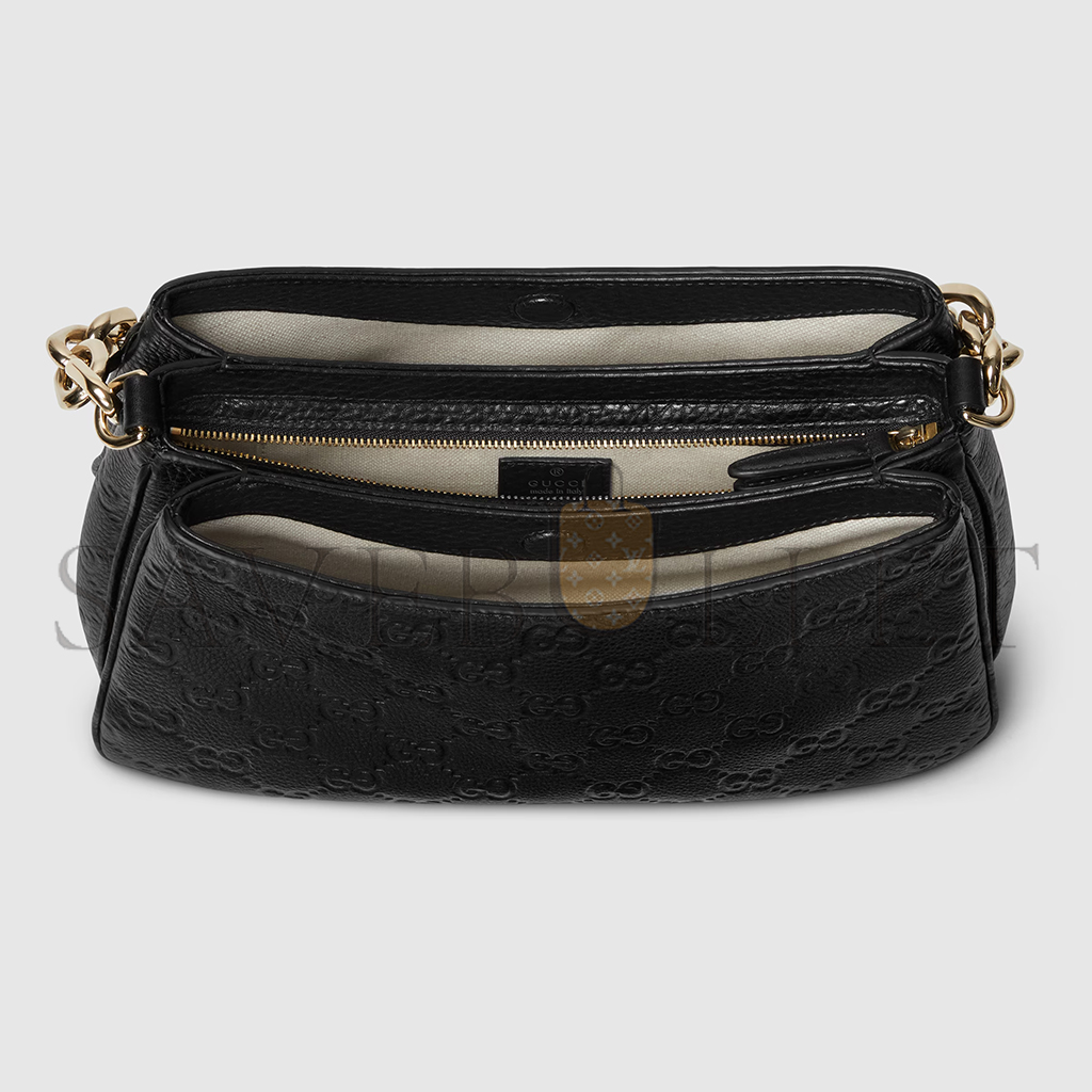 GUCCI GG EMBLEM SMALL SHOULDER BAG 815263 (29*17*10cm) GUCCI GG EMBLEM SMALL SHOULDER BAG 815263 (29*17*10cm)